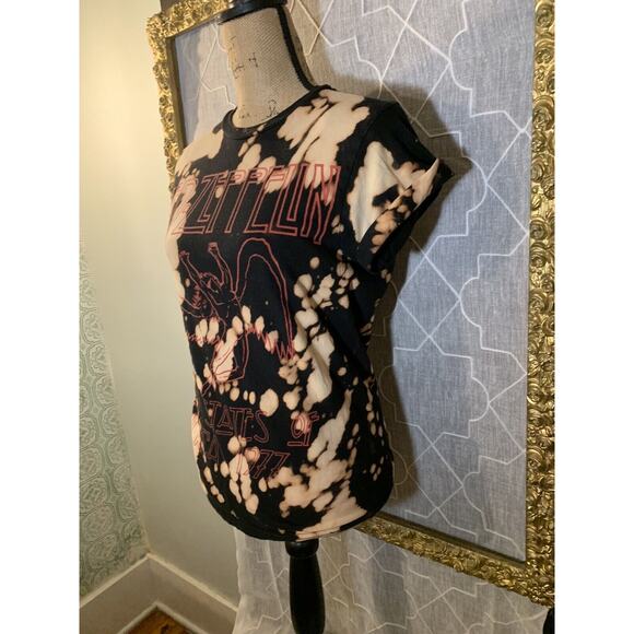 HANDMADE Led Zeppelin Shirt Tie Dye RARE Vintage Merch Tee Tour Concert Plant - Picture 3 of 5